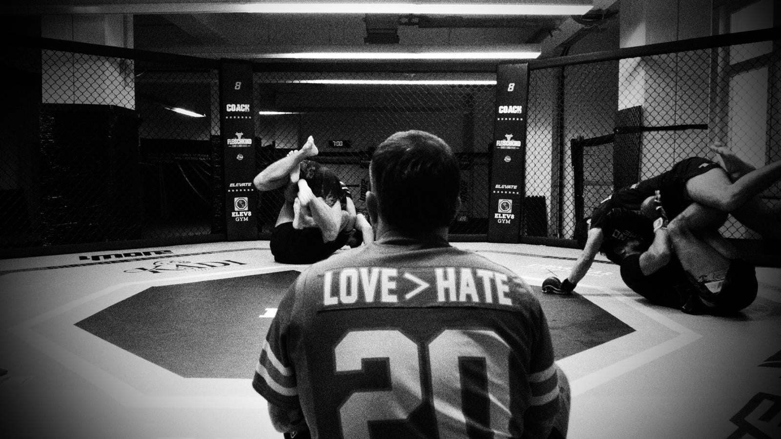 "Love > Hate" unisex Jersey